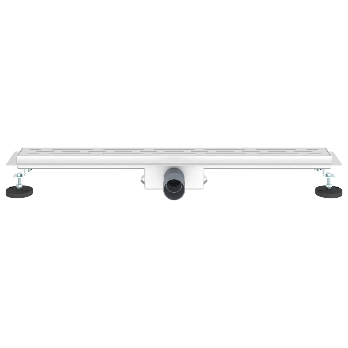 Duschabfluss mit Liniendesign Silber 80 cm Edelstahl 304