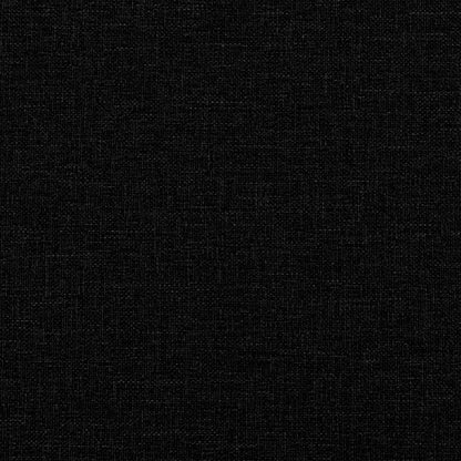 Kinderbettgestell mit Kopfteil Schwarz 70 x 140 cm Stoff