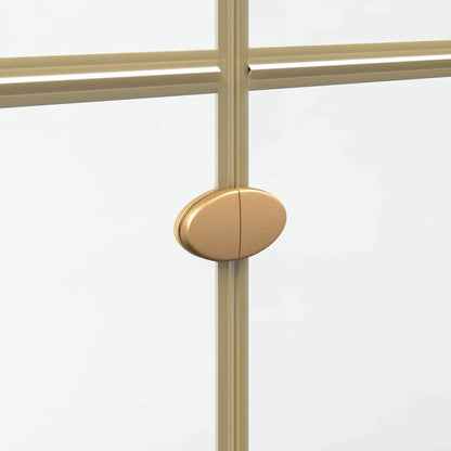 Walk-In Duschwand Gold 70 x 6,5 x 190 cm
