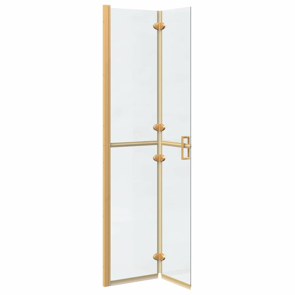 Walk-In Duschwand Gold 80 x 6,5 x 190 cm