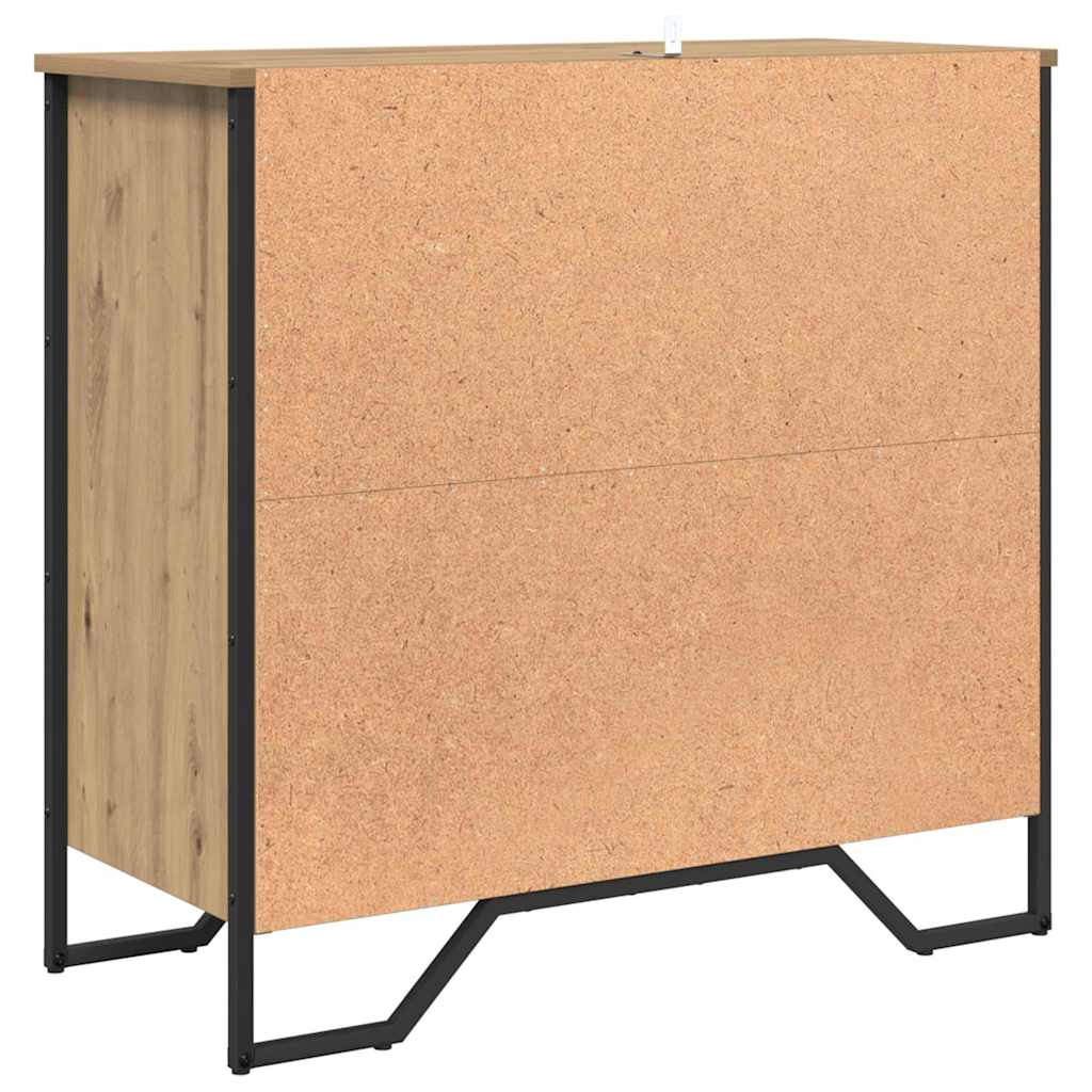 Sideboard Artisan-Eiche 78 x 35 x 74.5 cm