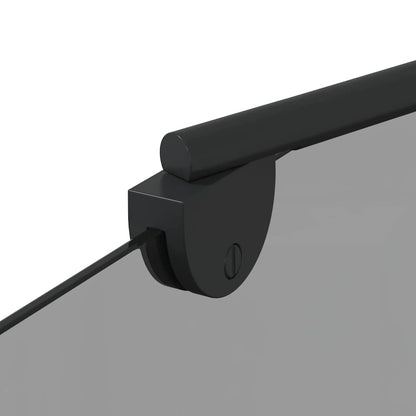 Bad-Duschschirm Schwarz 120 x 68 x 130 cm