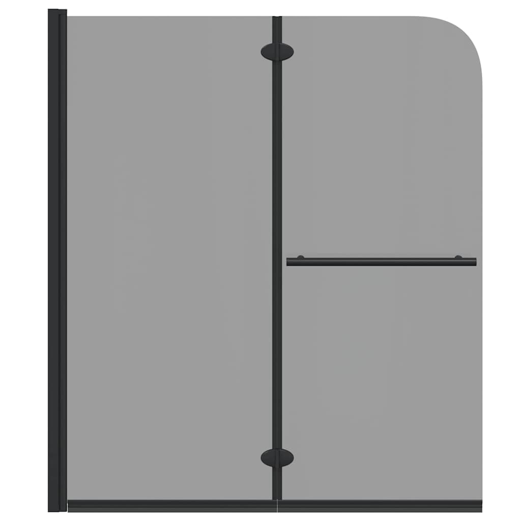 Duschabtrennung Dunkel transparent 95 x 140 cm