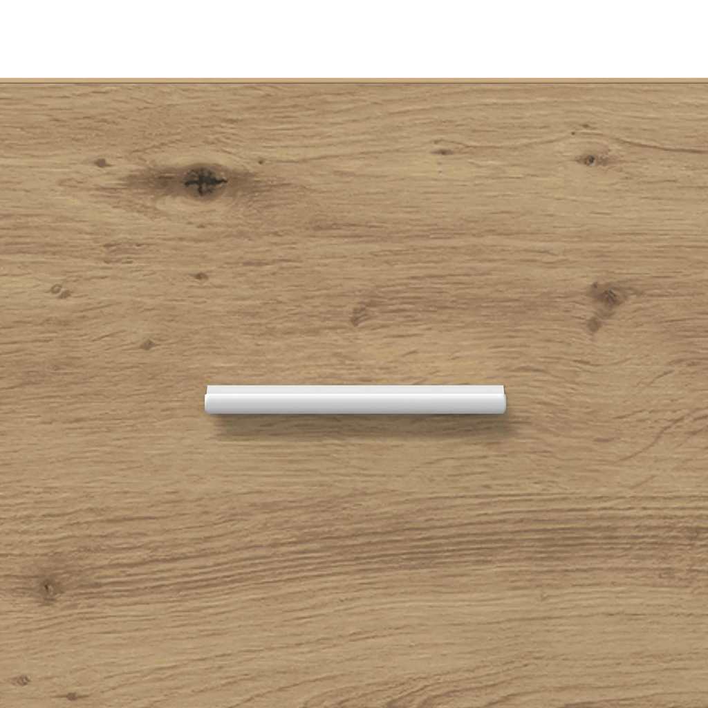 Waschbeckenunterschrank mit Tür Artisan-Eiche Holzwerkstoff