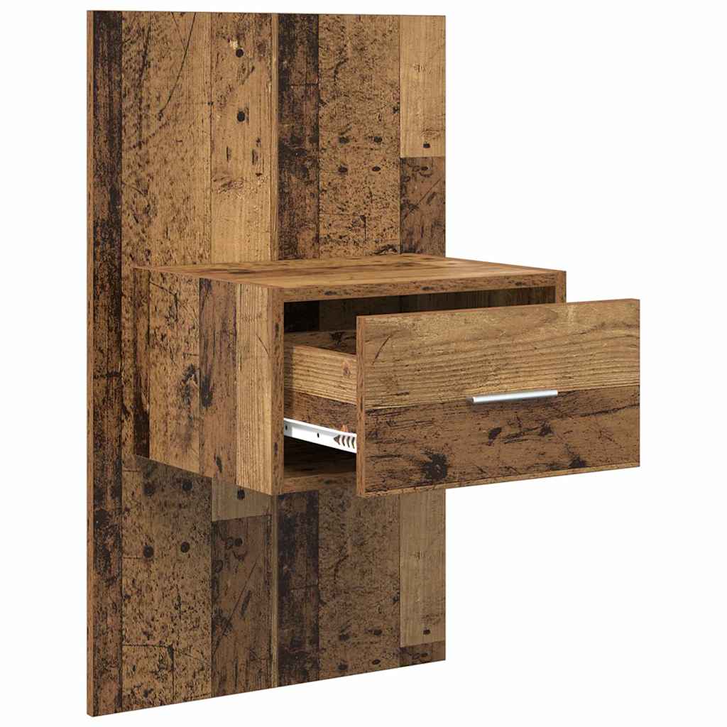 Nachttisch 2 pcs Altholz 50 x 32,5 x 80cm Holzwerkstoff