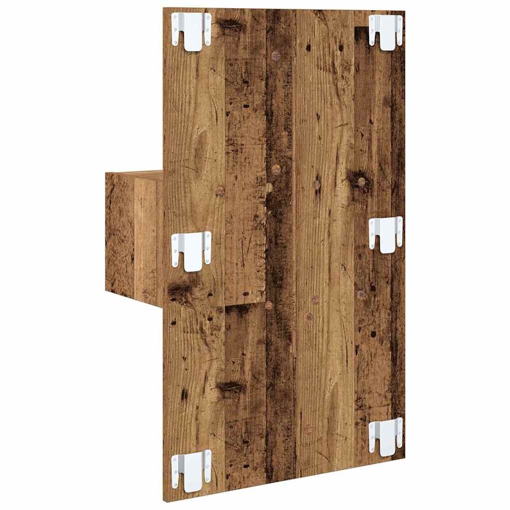 Nachttisch 2 pcs Altholz 50 x 32,5 x 80cm Holzwerkstoff