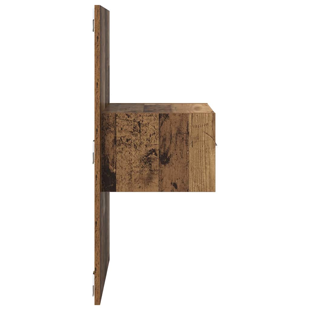 Nachttisch 2 pcs Altholz 50 x 32,5 x 80cm Holzwerkstoff