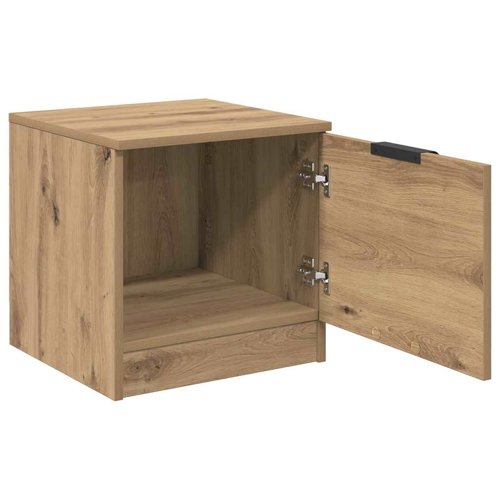 Bettschrank 2 pcs Artisan-Eiche 40 x 39 x 40 cm Holzwerkstoff