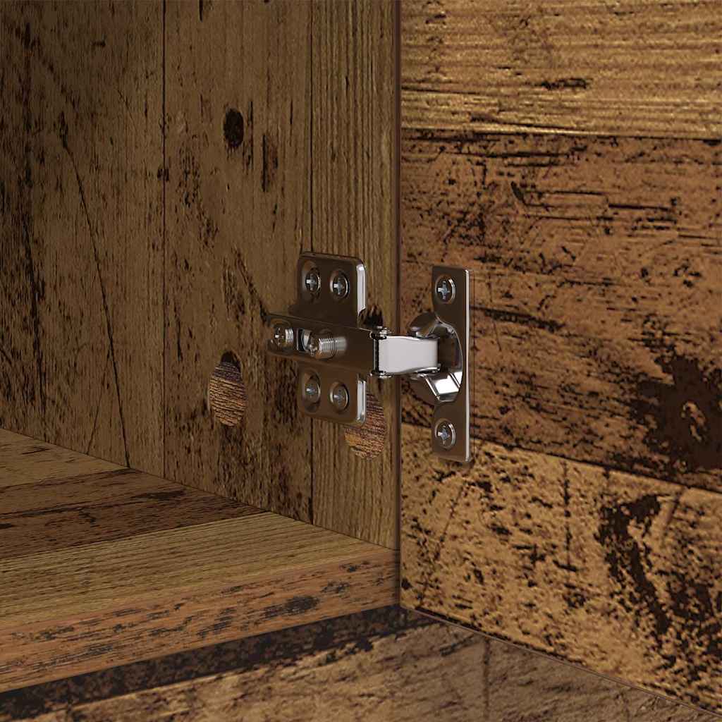 Couchtisch mit Schubladen Altholz 102 x 50 x 36cm Holzwerkstoff