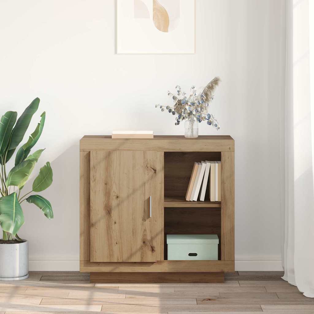 Sideboard Artisan-Eiche 80 x 40 x 75 cm Holzwerkstoff
