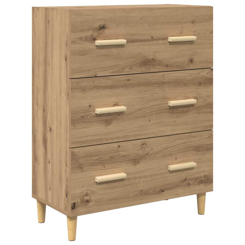 Sideboard Artisan-Eiche 69,5 x 34 x 90 cm Holzwerkstoff