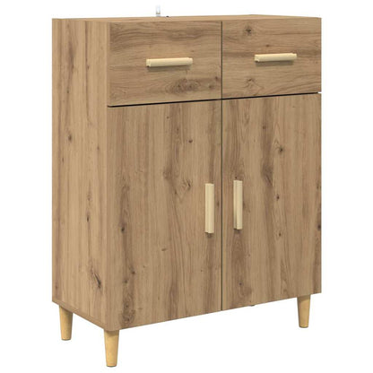 Sideboard Artisan-Eiche 34 x 69,5 x 89 cm Holzwerkstoff