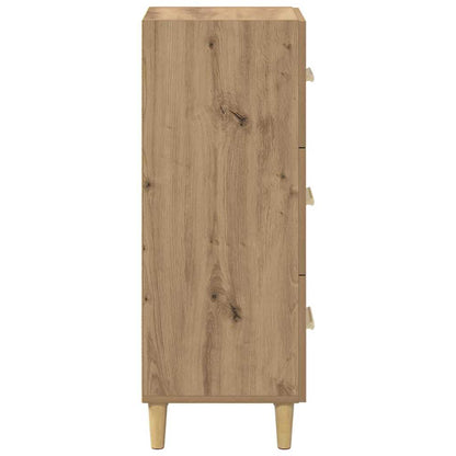 Sideboard Artisan-Eiche 34,5 x 34 x 90 cm Holzwerkstoff