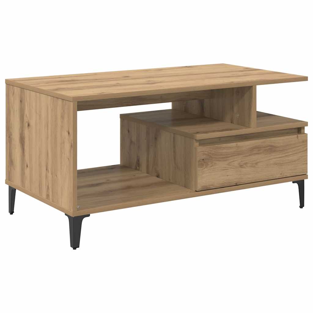 Couchtisch Artisan-Eiche 90 x 49 x 45 cm Holzwerkstoff