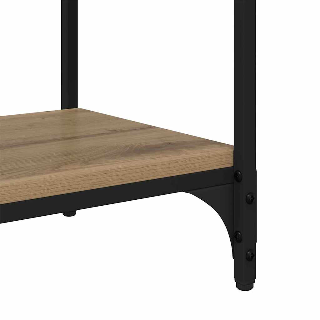 TV-Schränk Artisan-Eiche 100x33x41cm Verbundholz und Eisen