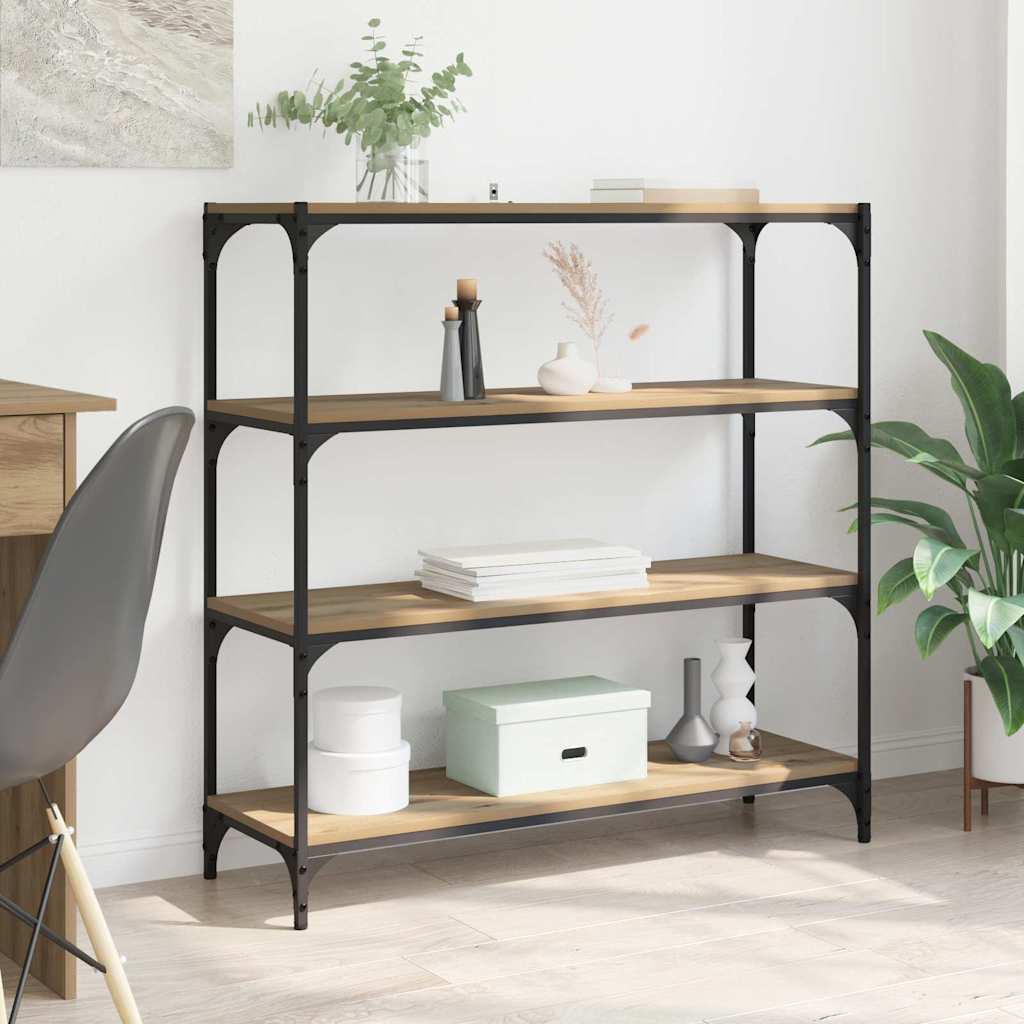 Bücherregal Artisan-Eiche 100 x 33 x 100 cm Holzwerkstoff