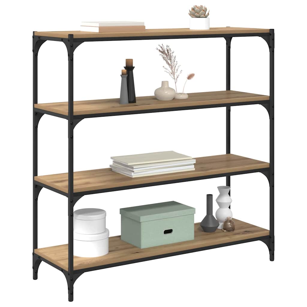 Bücherregal Artisan-Eiche 100 x 33 x 100 cm Holzwerkstoff