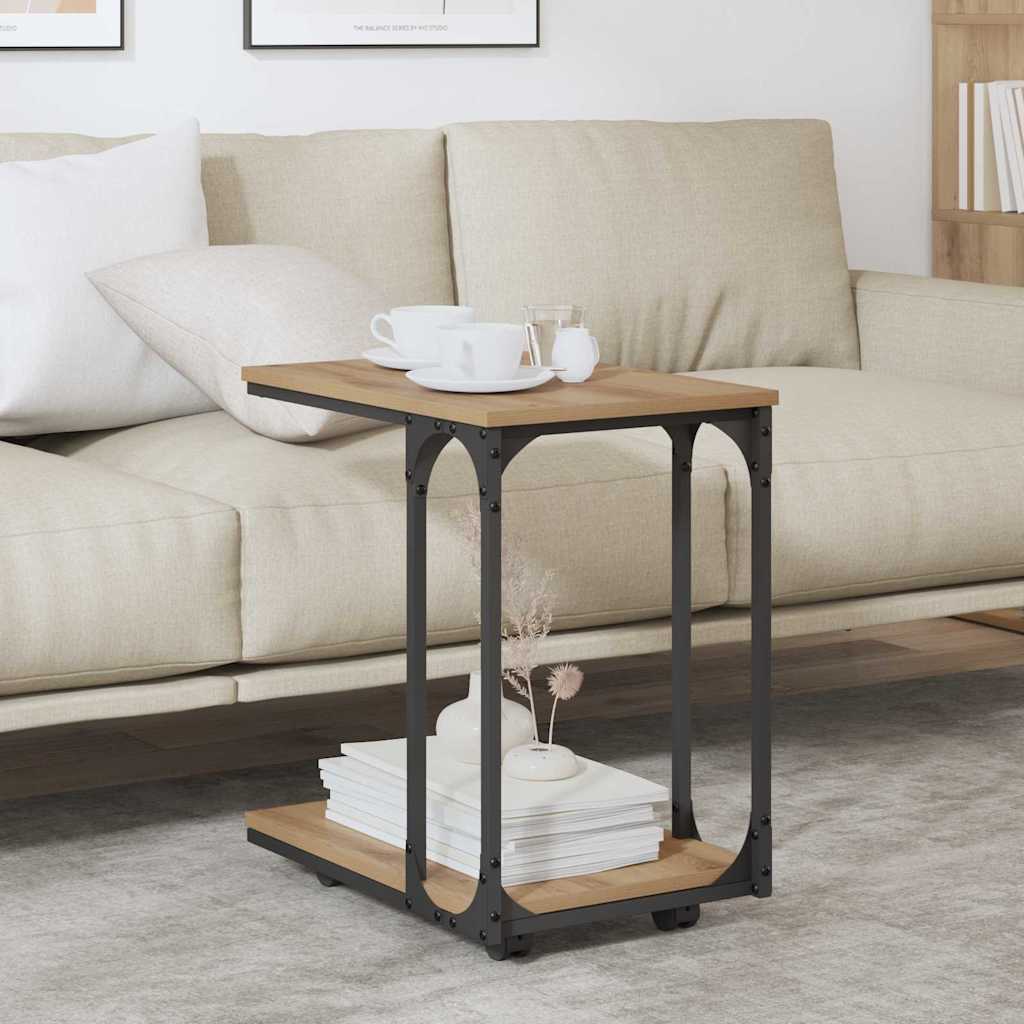 Beistelltisch Artisan-Eiche 50 x 35 x 55.5 cm Holzwerkstoff