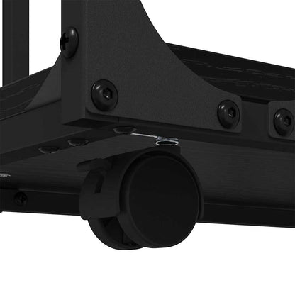 Beistelltisch mit Regal Schwarz Eichen-Optik 50 x 35 x 55.5 cm