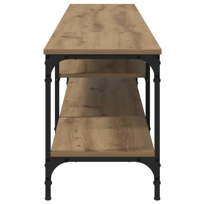 TV-Schränk Artisan-Eiche 201 x 35 x 45 cm Verbundholz und Eisen