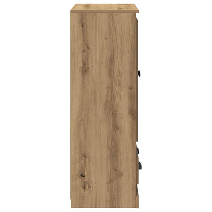 Highboard Artisan-Eiche 60 x 35,5 x 103,5 cm Holzwerkstoff