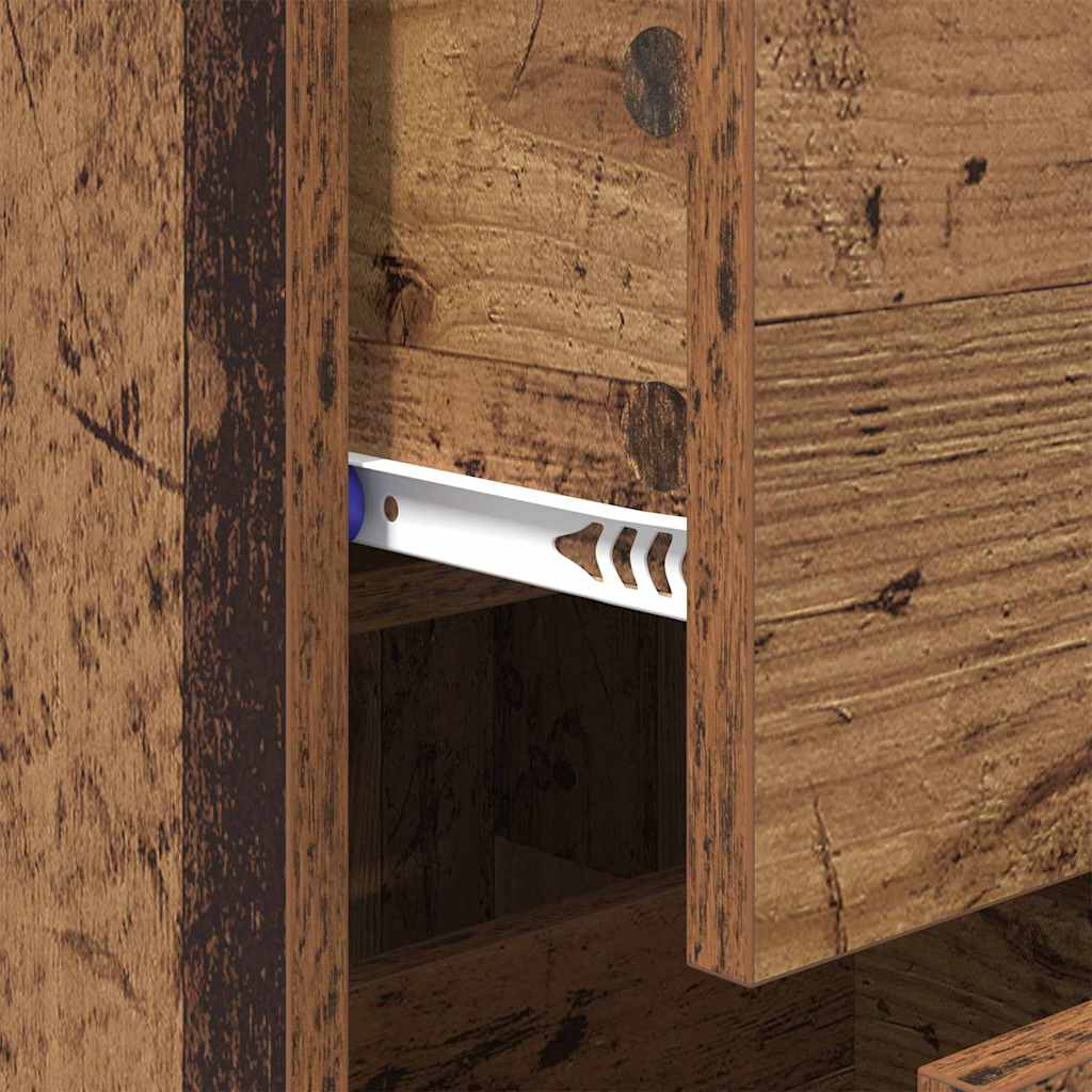 Sideboard Altholz 34 x 34,5 x 90 cm Holzwerkstoff