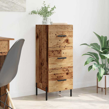 Sideboard Altholz 34 x 34,5 x 90 cm Holzwerkstoff