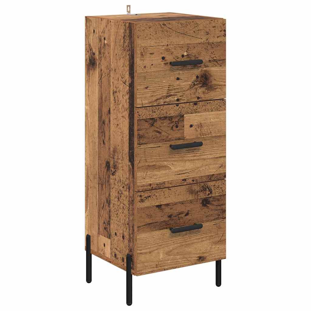Sideboard Altholz 34 x 34,5 x 90 cm Holzwerkstoff