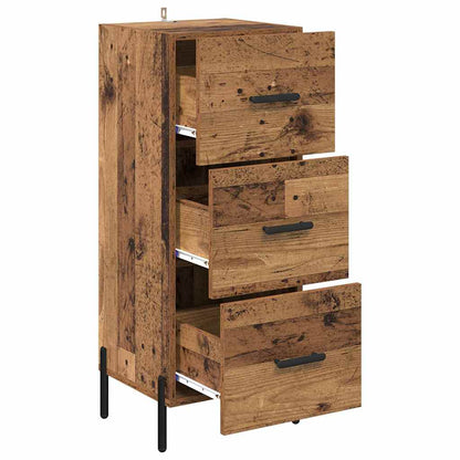 Sideboard Altholz 34 x 34,5 x 90 cm Holzwerkstoff