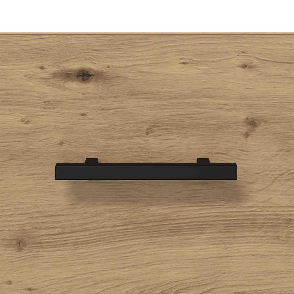 Sideboard Artisan-Eiche 34,5 x 34 x 90 cm Holzwerkstoff