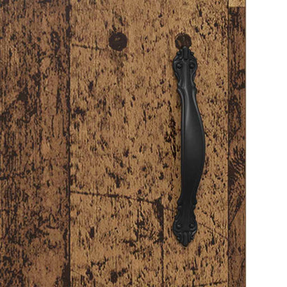 Sideboard Altholz 69,5 x 34 x 90 cm Verbundholz und Eisen