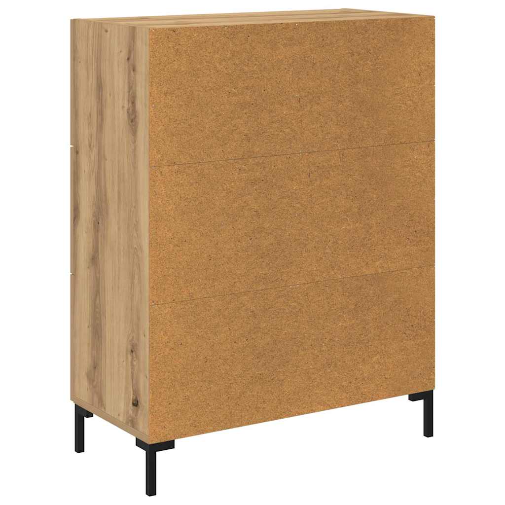 Sideboard Artisan-Eiche 69.5 x 34 x 90 cm Holzwerkstoff