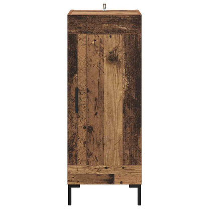 Sideboard Olden Altholz 34,5 x 34 x 90 cm Verbundholz und Eisen