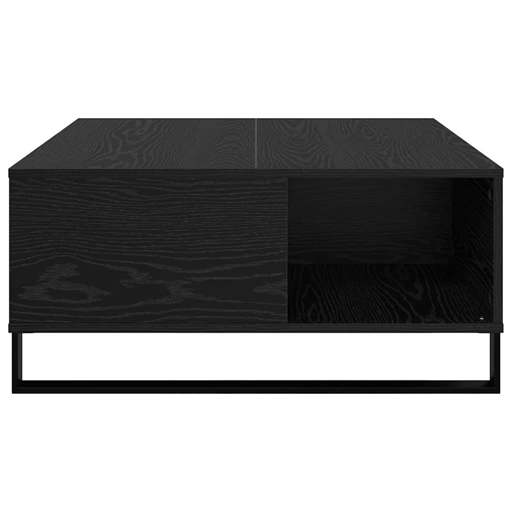Couchtisch Schwarz Eichen-Optik 80 x 80 x 36,5 cm Holzwerkstoff