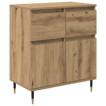 Sideboard Artisan-Eiche 60 x 35 x 70 cm Verbundholz und Eisen