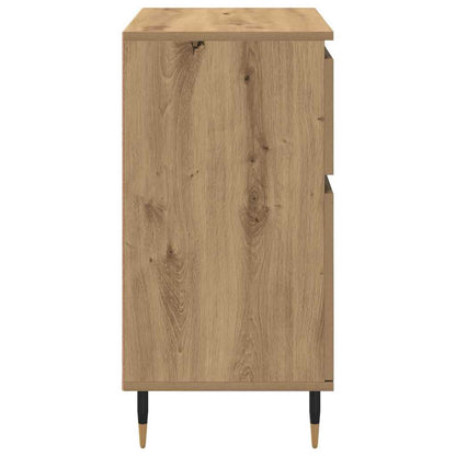 Sideboard Artisan-Eiche 60 x 35 x 70 cm Verbundholz und Eisen