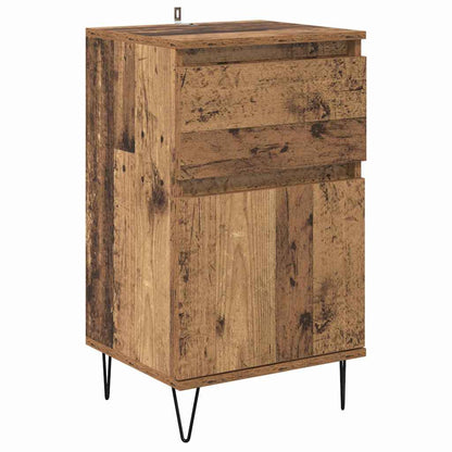 Sideboard mit Schubladen Altholz 35 x 40 x 70 cm Holzwerkstoff