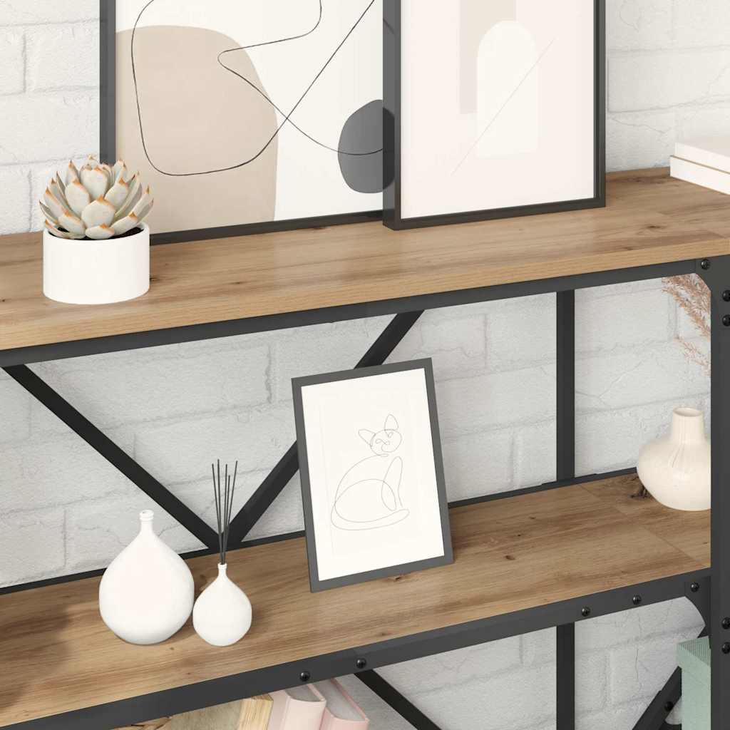 Konsolentisch Artisan-Eiche 160 x 30 x 75 cm Holzwerkstoff