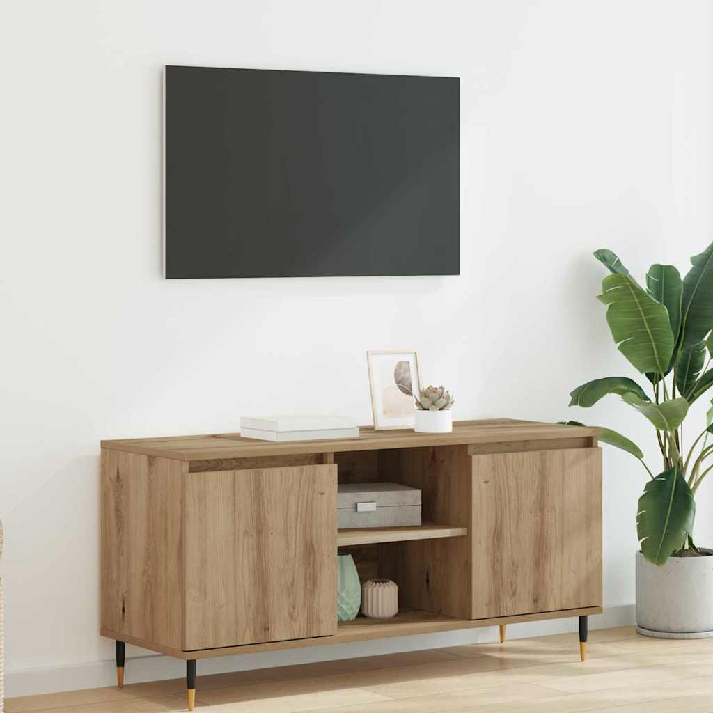 TV-Schränk Artisan-Eiche 104 x 35 x 50 cm Holzwerkstoff