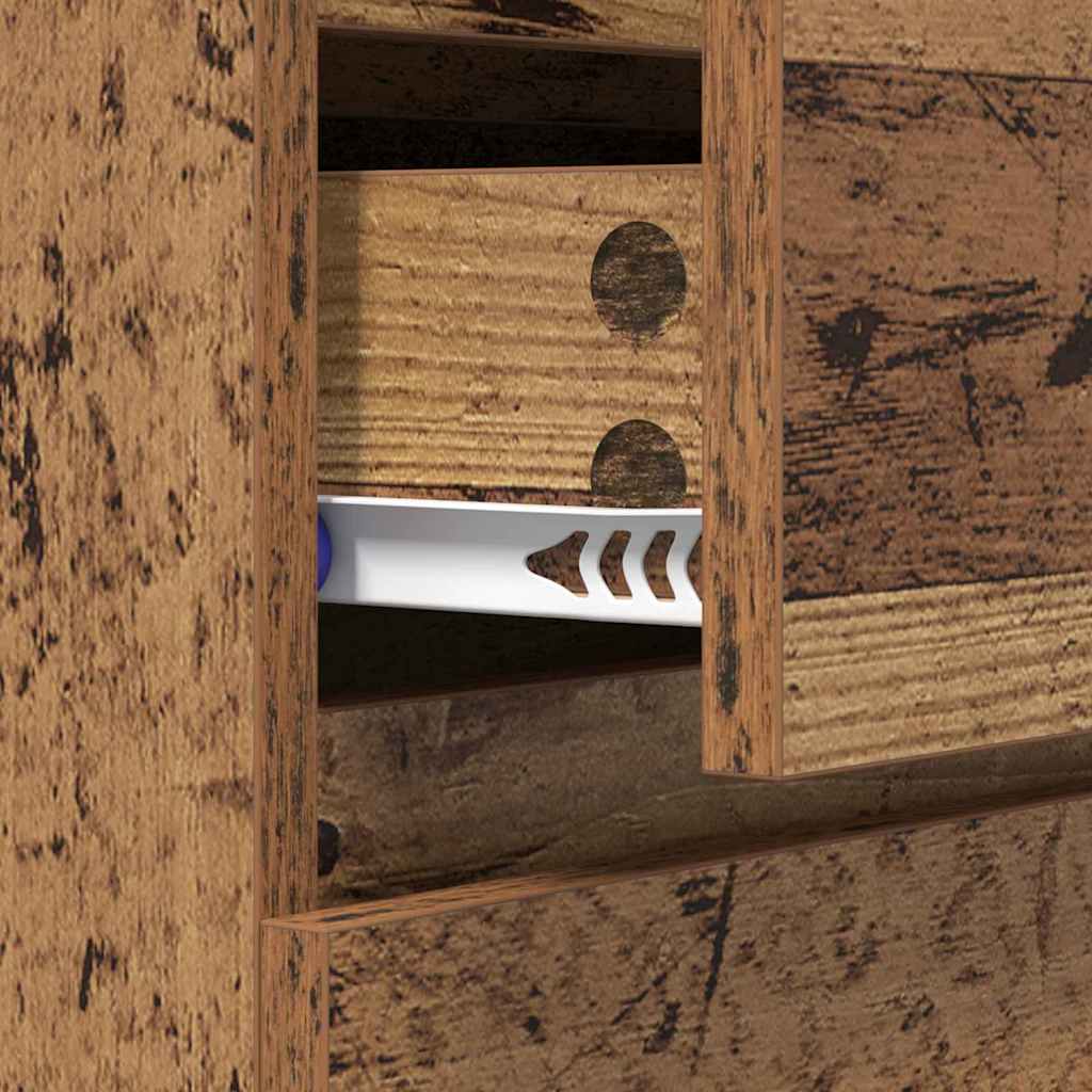 Sideboard mit Schubladen Altholz 60 x 35 x 70 cm Holzwerkstoff