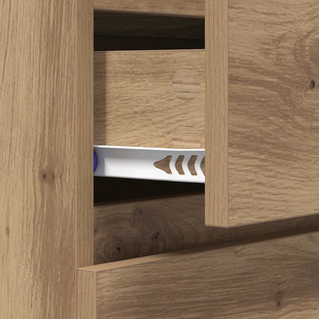 Sideboard Artisan-Eiche 60 x 35 x 70 cm Holzwerkstoff