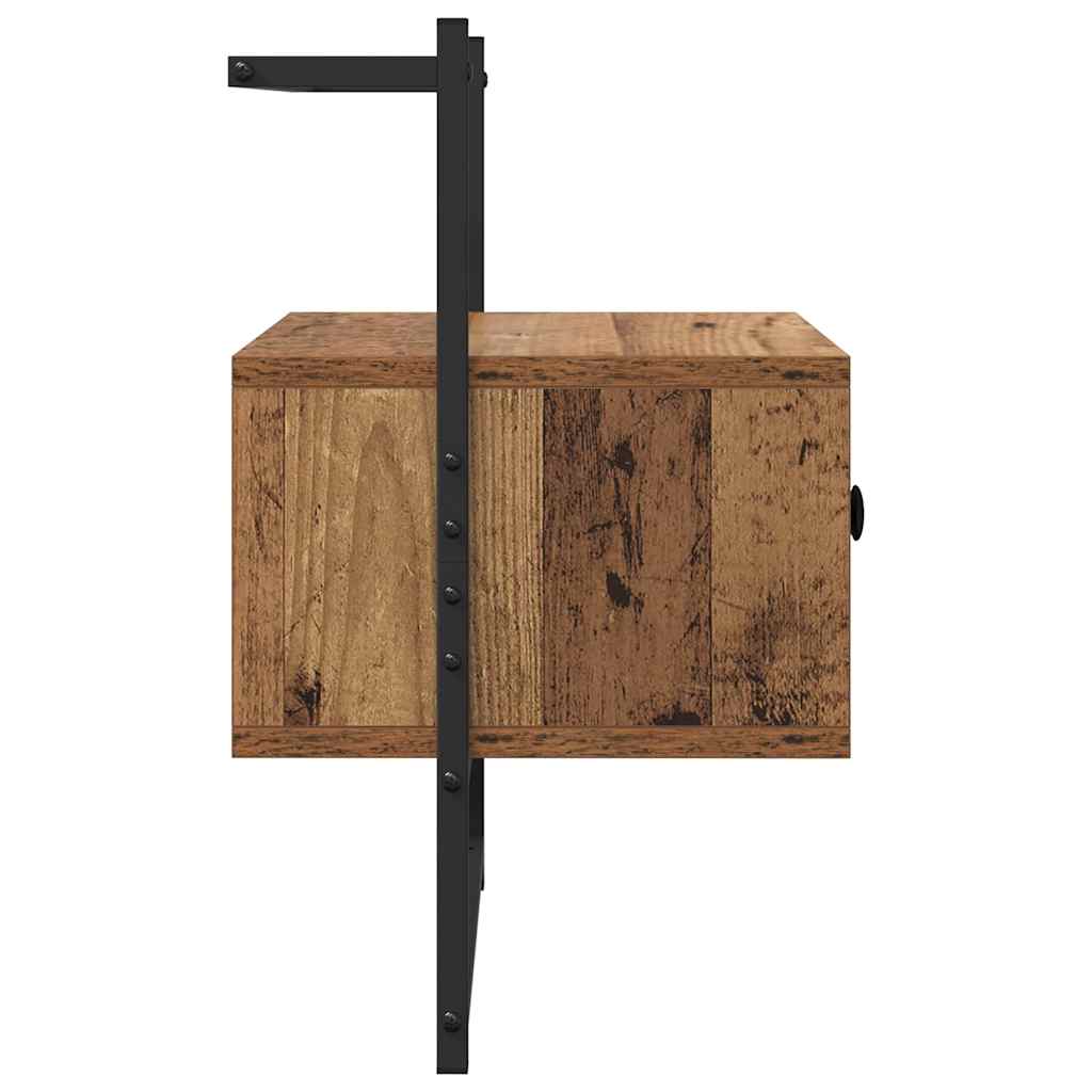 Nachttisch 2 pcs Altholz 35 x 30 x 51 cm Holzwerkstoff