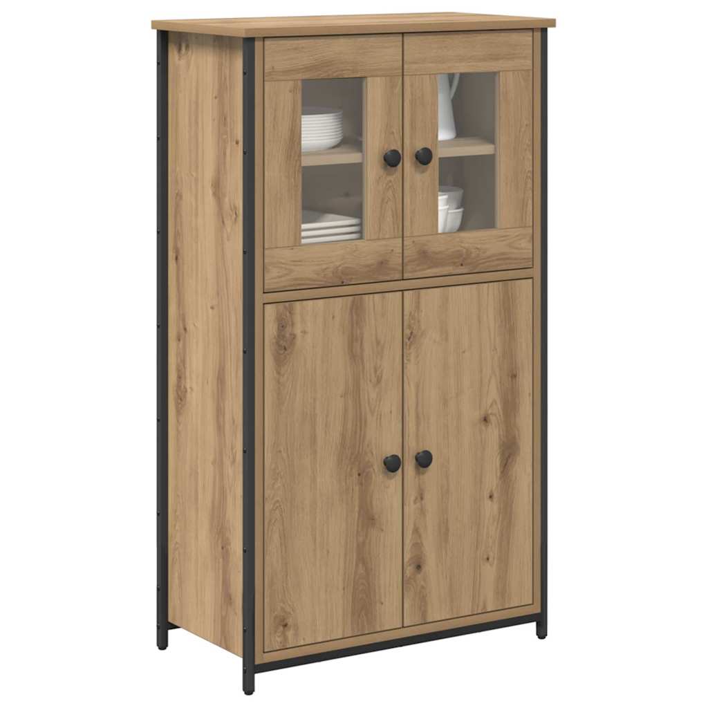 Highboard Artisan-Eiche 62 x 32 x 106,5 cm Holzwerkstoff