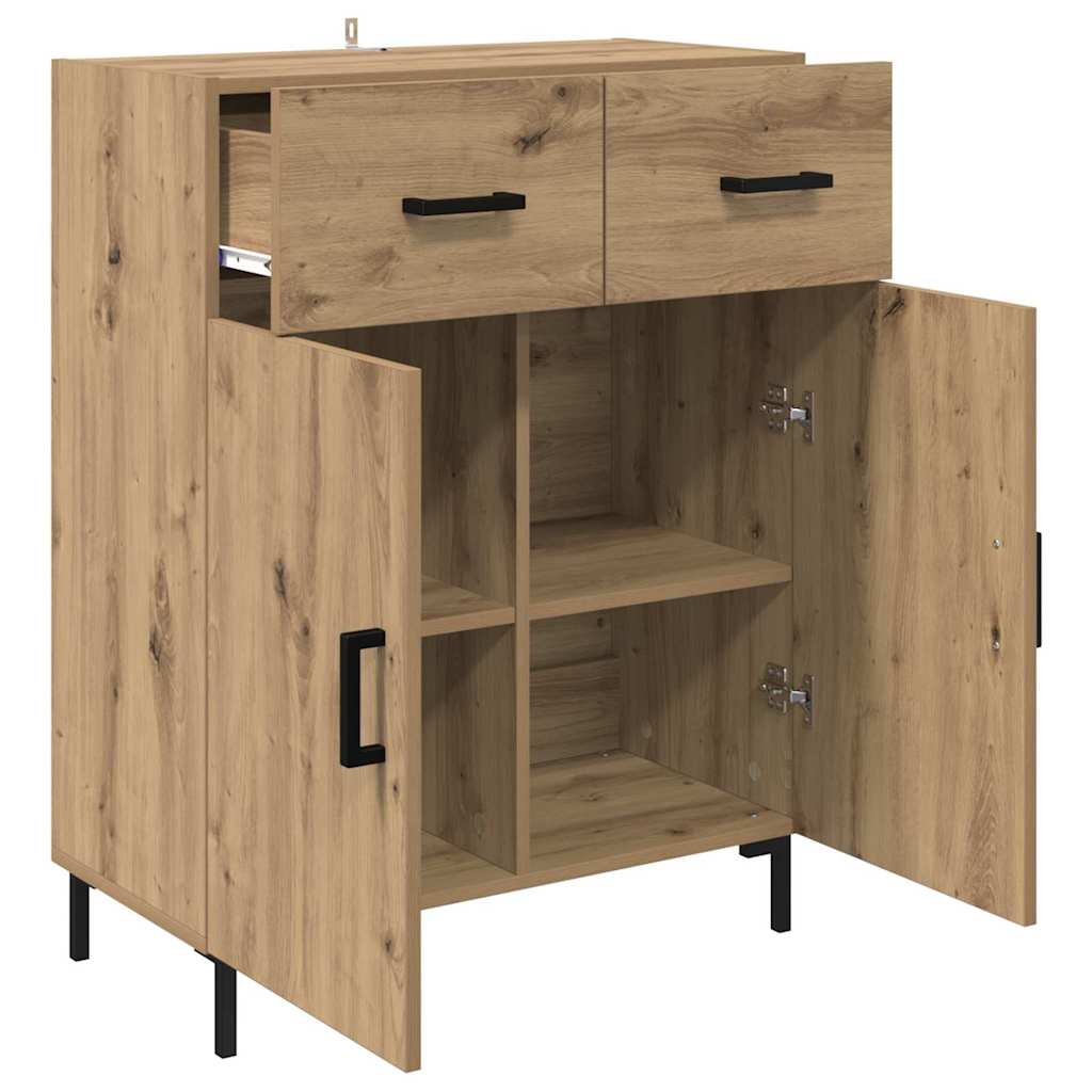 Sideboard Artisan-Eiche 69,5 x 34 x 90 cm Holzwerkstoff