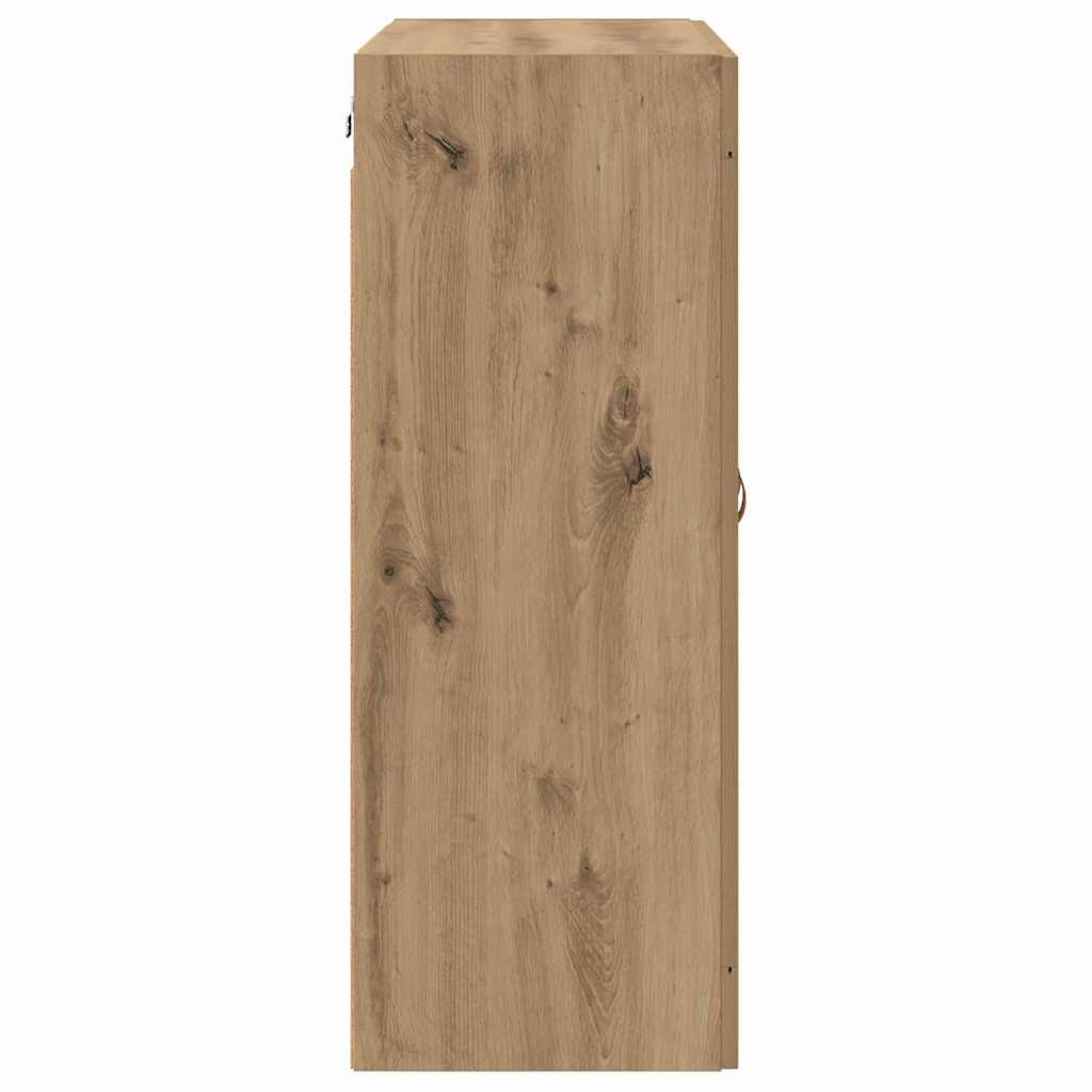 Wandschrank Artisan-Eiche 69,5 x 34 x 90 cm Holzwerkstoff