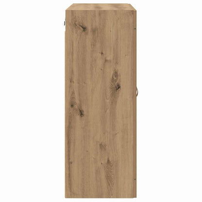 Wandschrank Artisan-Eiche 69,5 x 34 x 90 cm Holzwerkstoff