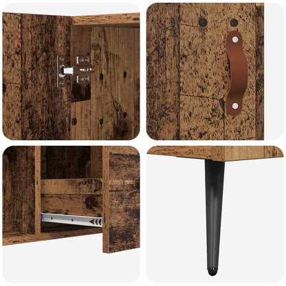 Sideboard mit Schubladen Altholz 100 x 36 x 60 cm Holzwerkstoff