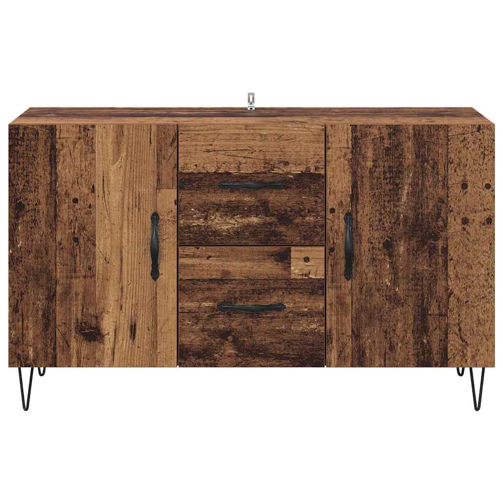 Sideboard mit Schubladen Altholz 100 x 36 x 60 cm Holzwerkstoff