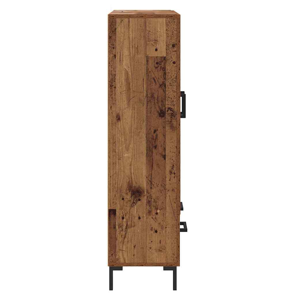 Highboard Altholz 69,5 x 31 x 115 cm Holzwerkstoff