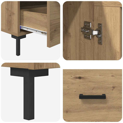 Highboard Artisan-Eiche 69,5 x 31 x 115 cm Holzwerkstoff